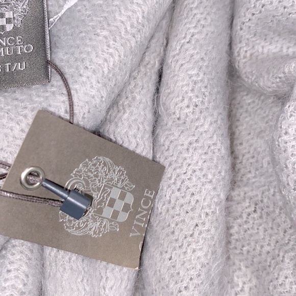 Vince Camuto one size soft grey knit sweater cardigan new with tags - Picture 5 of 6